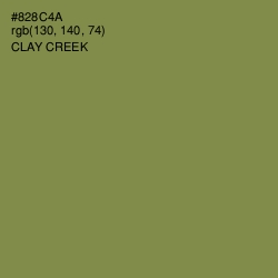 #828C4A - Clay Creek Color Image